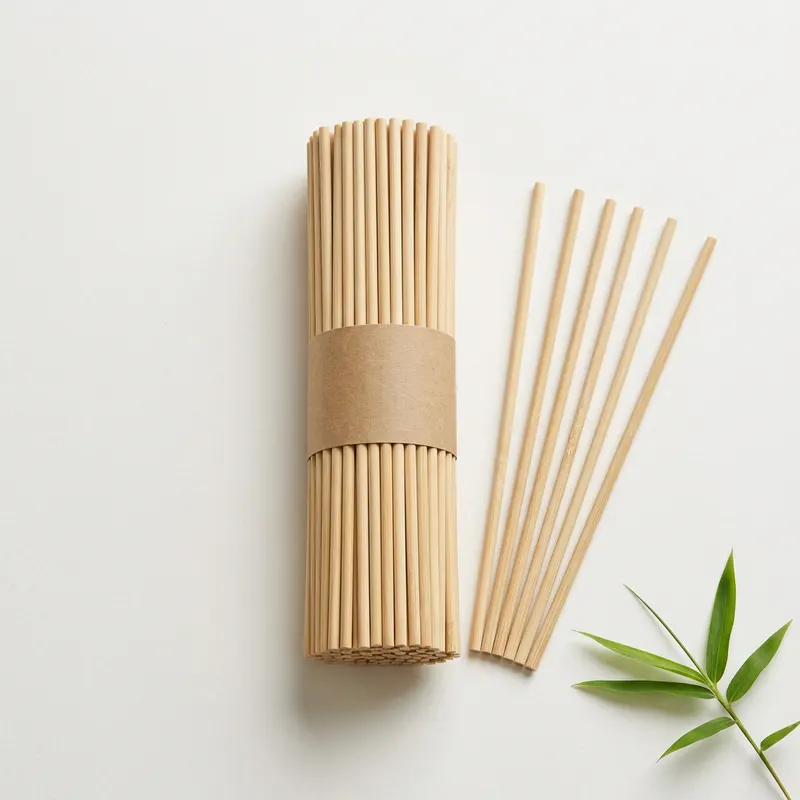 Bamboo Plain Stick — 10 inch, 4 mm · 1 kg bulk — bamboo product photograph