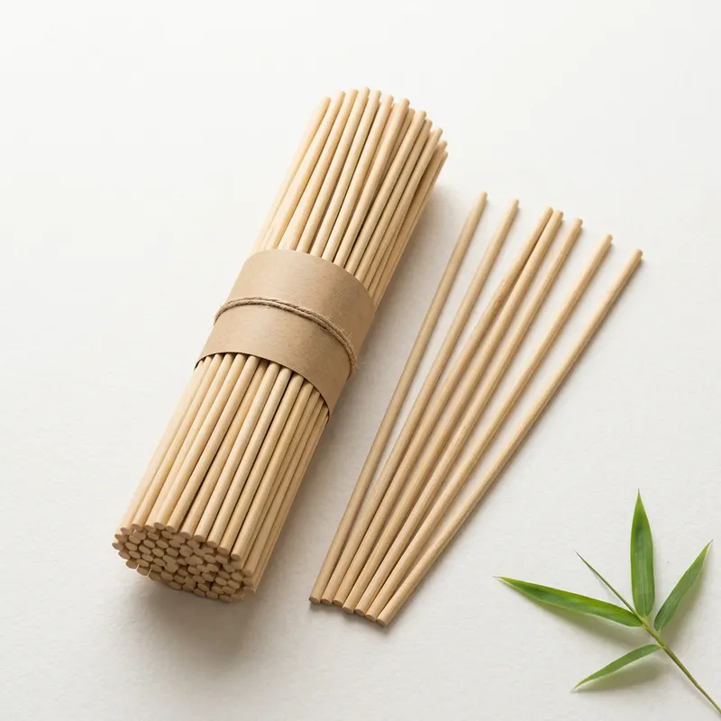 Bamboo Plain Stick — 12 inch, 4.5 mm · 1 kg bulk — bamboo product photograph