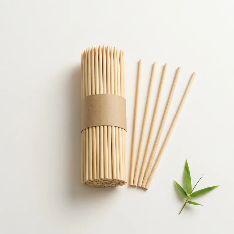 Bamboo Plain Stick — 7 inch, 5 mm · 1 kg bulk — bamboo product photograph