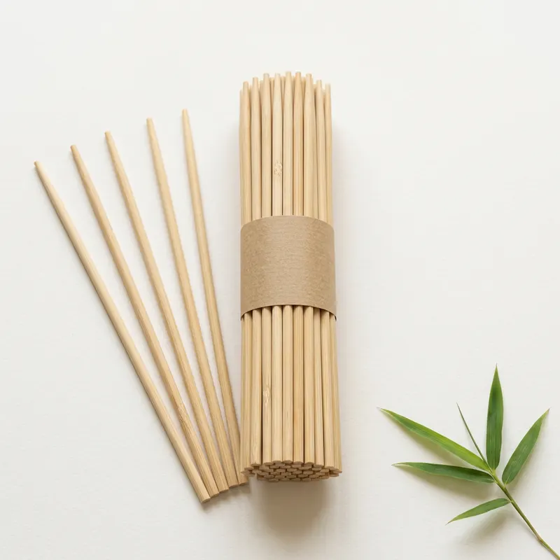 Bamboo Plain Stick — 9 inch, 5 mm · 1 kg bulk — bamboo product photograph