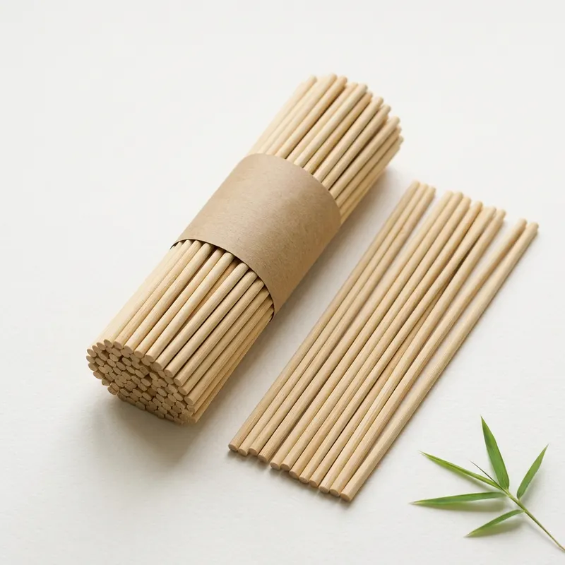 Bamboo Plain Stick — 10 inch, 5 mm · 1 kg bulk — bamboo product photograph