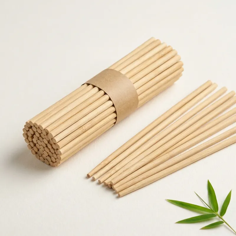 Bamboo Plain Stick — 12 inch, 5 mm · 1 kg bulk — bamboo product photograph