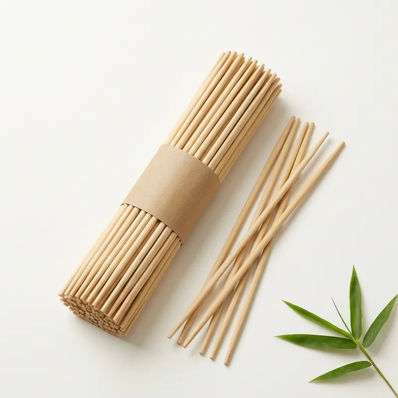 Bamboo Plain Stick — 16 inch, 5 mm · 1 kg bulk — bamboo product photograph
