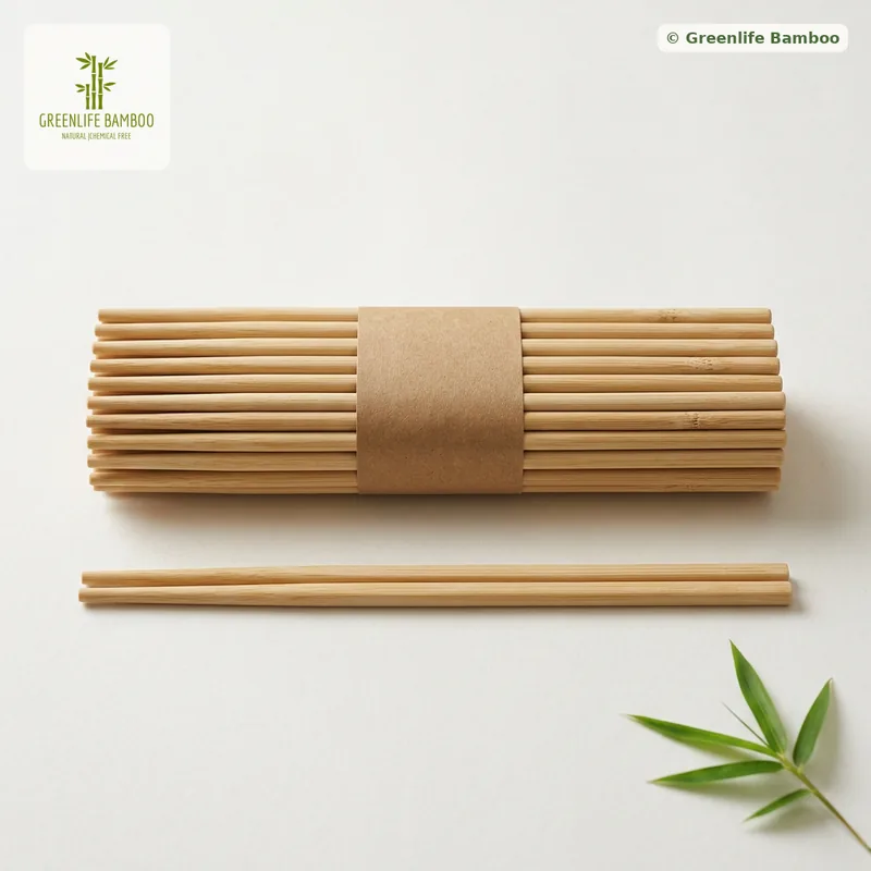 Bamboo Chopstick — 20 cm, 5.5 mm, Round · 1 kg bulk — bamboo product photograph