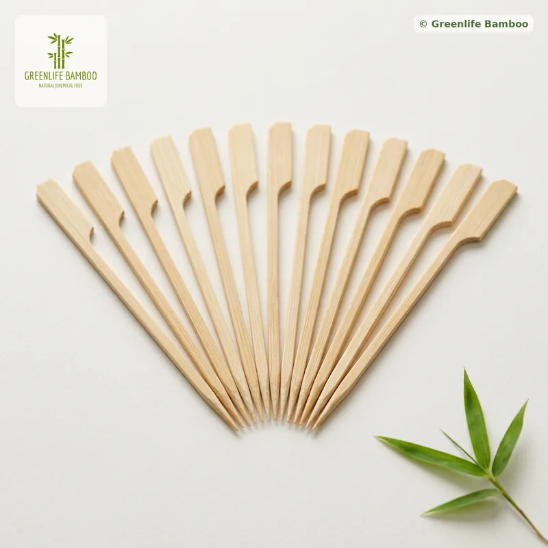 Bamboo Peddle Skewer — 8 inch, 3 mm · 1 kg bulk — bamboo product photograph
